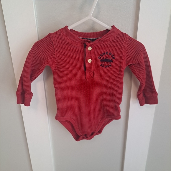 Henley Bodysuit Size 12M - Picture 1 of 3